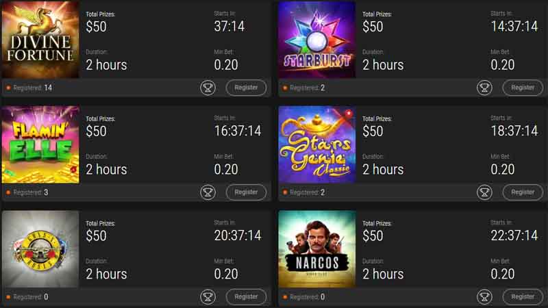 PokerStars Casino Slots Races Run 24-7 and Offer a Chance to Grab Some Extra Cash for Beating Other Players